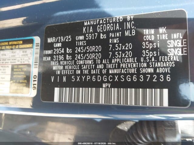 2025 KIA TELLURIDE S 9