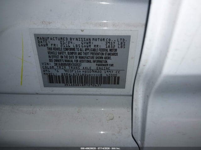 2024 NISSAN SENTRA S 9