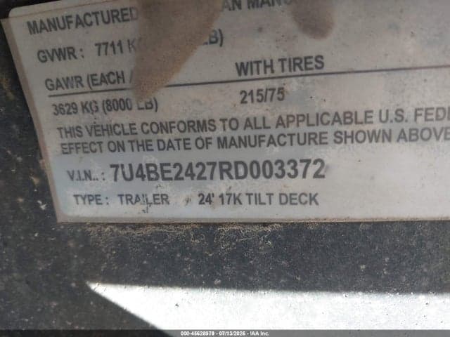 2024 CRAFTSMAN 24FT TILT DECK 9