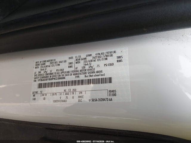 2023 FORD TRANSIT-350 PASSENGER VAN XL 9