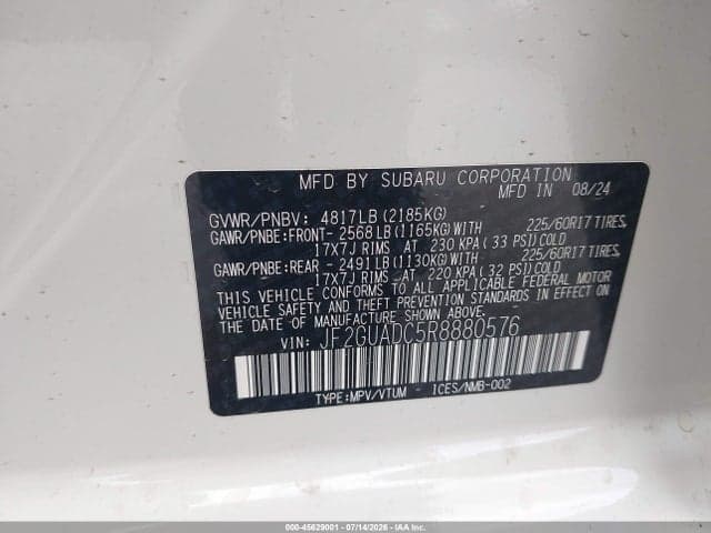2024 SUBARU CROSSTREK PREMIUM 9