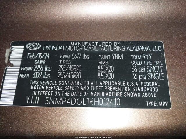 2024 HYUNDAI SANTA FE LIMITED 9
