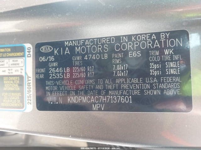 2017 KIA SPORTAGE LX 9