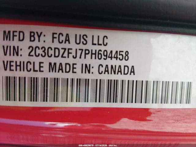 2023 DODGE CHALLENGER R/T SCAT PACK 9