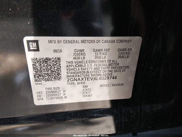 2020 CHEVROLET EQUINOX AWD 2FL 9