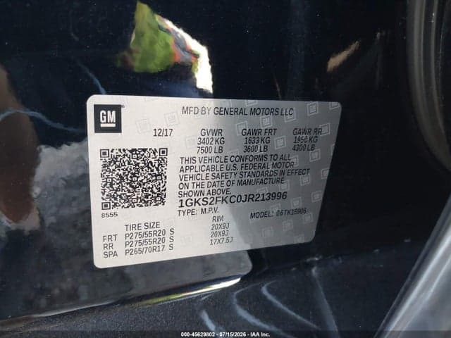 2018 GMC YUKON XL SLE 9