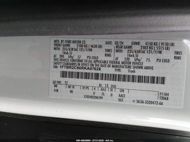 2024 FORD TRANSIT-250 9