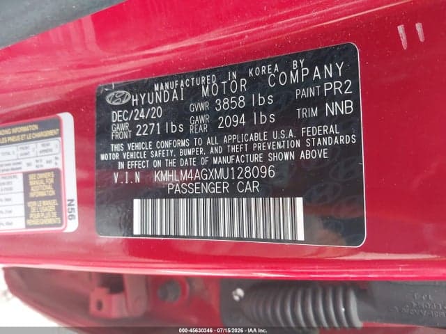 2021 HYUNDAI ELANTRA SEL 9