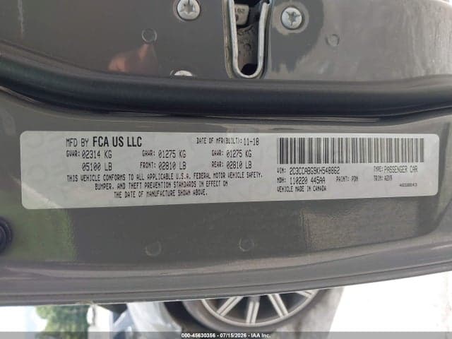 2019 CHRYSLER 300 300S 9