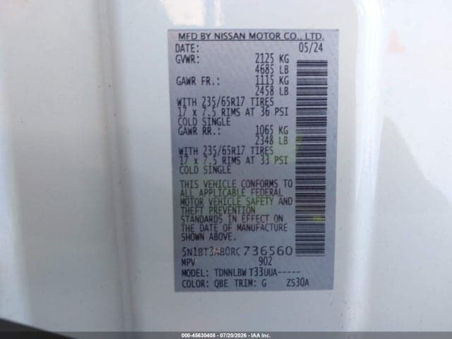 2024 NISSAN ROGUE S INTELLIGENT AWD 9