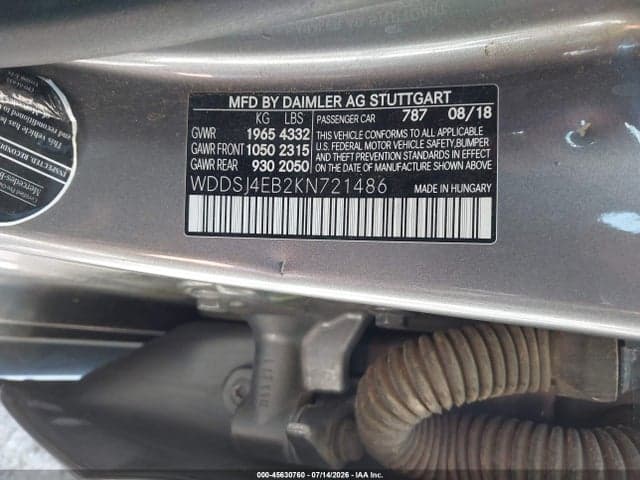 2019 MERCEDES-BENZ CLA 250 9