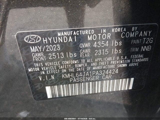 2023 HYUNDAI SONATA SEL 9