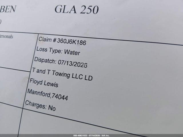 2021 MERCEDES-BENZ GLA 250 6