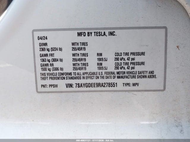 2024 TESLA MODEL Y LONG RANGE DUAL MOTOR ALL-WHEEL DRIVE 9