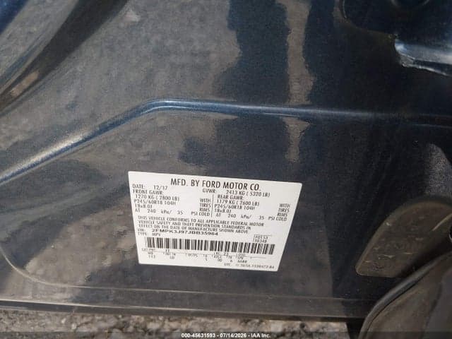 2018 FORD EDGE SEL 9