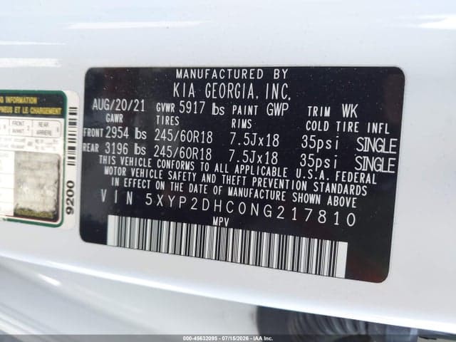 2022 KIA TELLURIDE LX 9