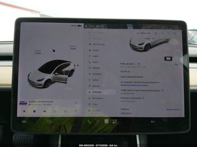 2019 TESLA MODEL 3 LONG RANGE/MID RANGE/STANDARD RANGE/STANDARD RANGE PLUS 7