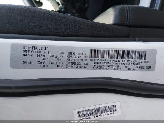 2016 DODGE DURANGO SXT 9