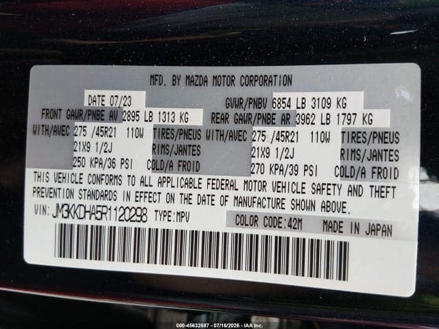 2024 MAZDA CX-90 PHEV PREMIUM 9