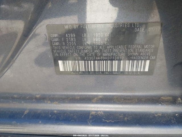 2017 SUBARU IMPREZA 2.0I SPORT - 1