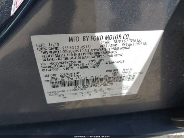 2019 FORD ECOSPORT SE 9