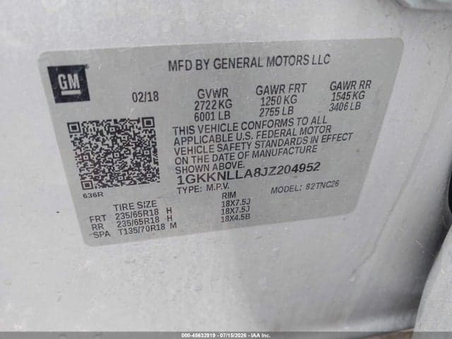 2018 GMC ACADIA SLE-2 9
