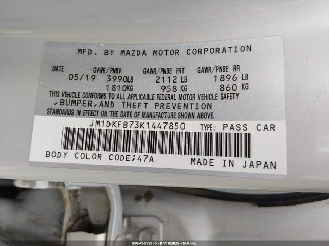 2019 MAZDA CX-3 SPORT 9