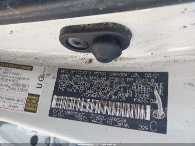 2021 TOYOTA PRIUS PRIME XLE 9