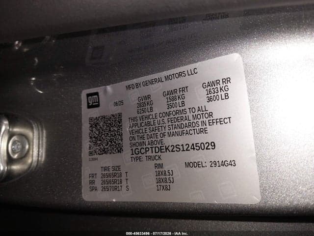 2025 CHEVROLET COLORADO 4WD Z71 9