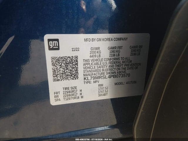 2023 CHEVROLET TRAILBLAZER AWD LT 9