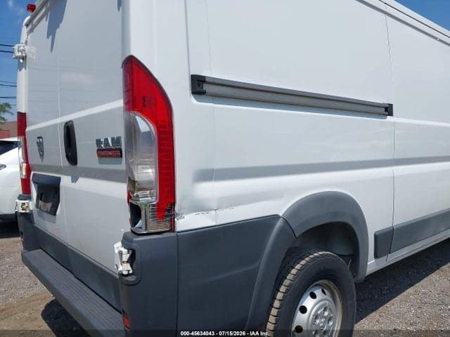 2018 RAM PROMASTER 1500 LOW ROOF 136 WB 19