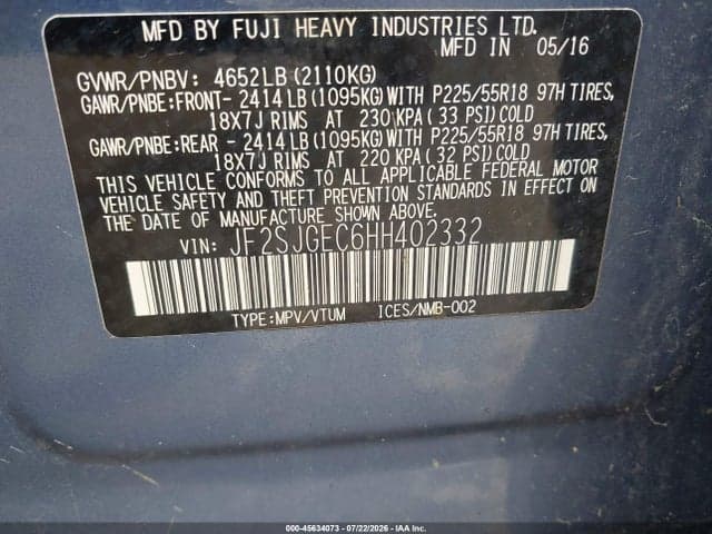 2017 SUBARU FORESTER 2.0XT PREMIUM 9