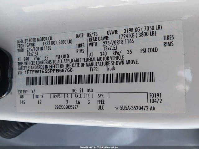 2023 FORD F-150 TREMOR 9