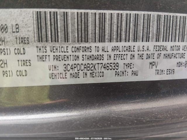 2019 DODGE JOURNEY SE VALUE PACKAGE 9