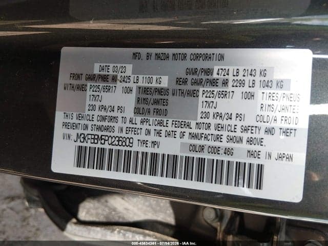 2023 MAZDA CX-5 2.5 S SELECT 9