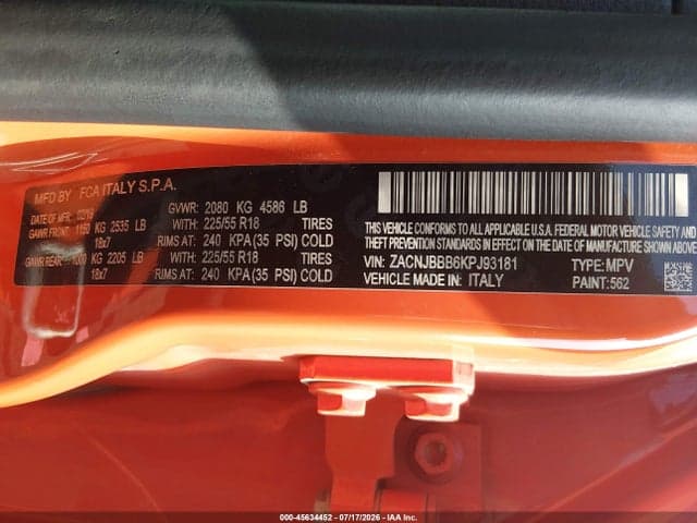 2019 JEEP RENEGADE ALTITUDE 4X4 9