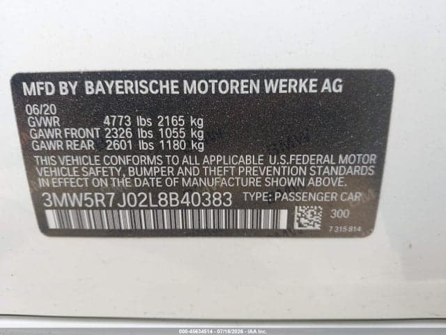 2020 BMW 330I XDRIVE 9