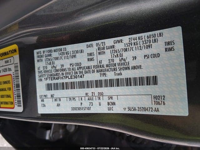 2023 FORD RANGER XLT 9