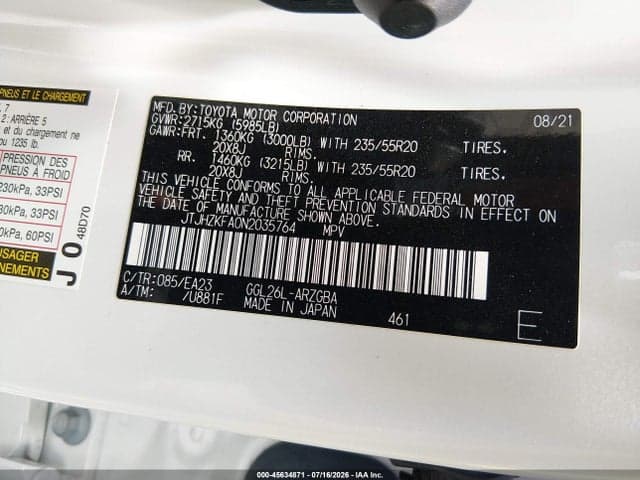 2022 LEXUS RX 350L 9
