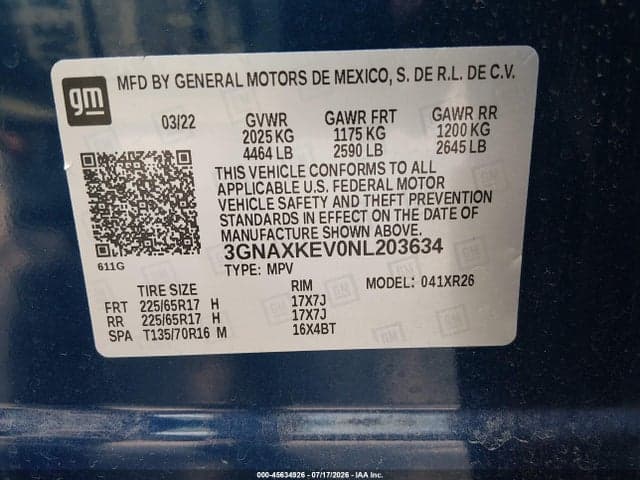 2022 CHEVROLET EQUINOX FWD LT 9
