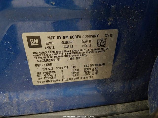 2018 BUICK ENCORE PREFERRED II 7