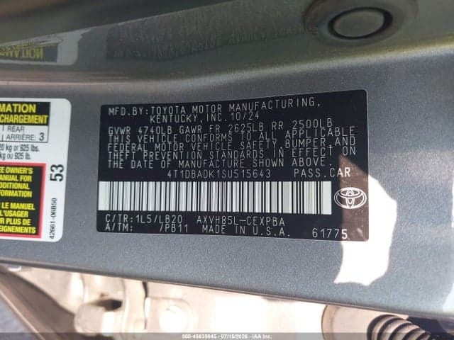 2025 TOYOTA CAMRY XSE 9
