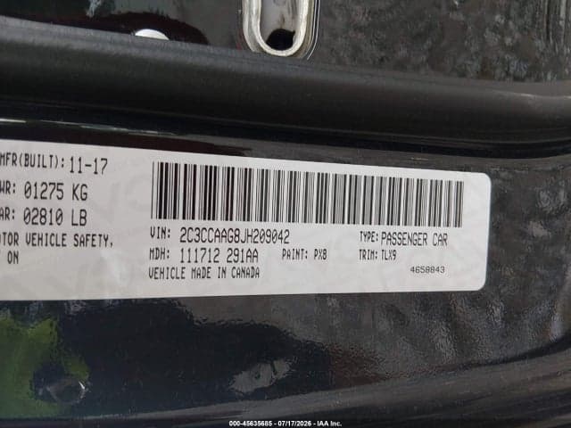 2018 CHRYSLER 300 TOURING L 9