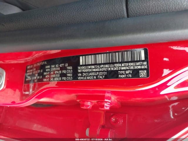 2018 JEEP RENEGADE ALTITUDE FWD 9
