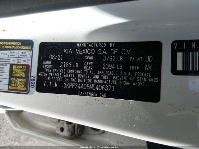 2021 KIA FORTE GT-LINE 9