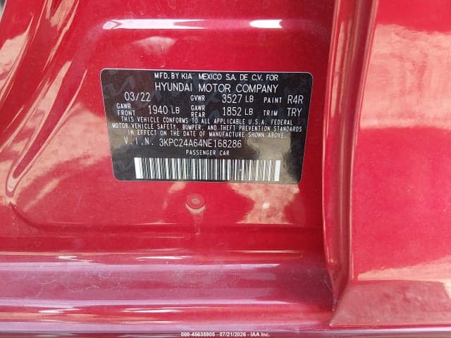 2022 HYUNDAI ACCENT SE 9
