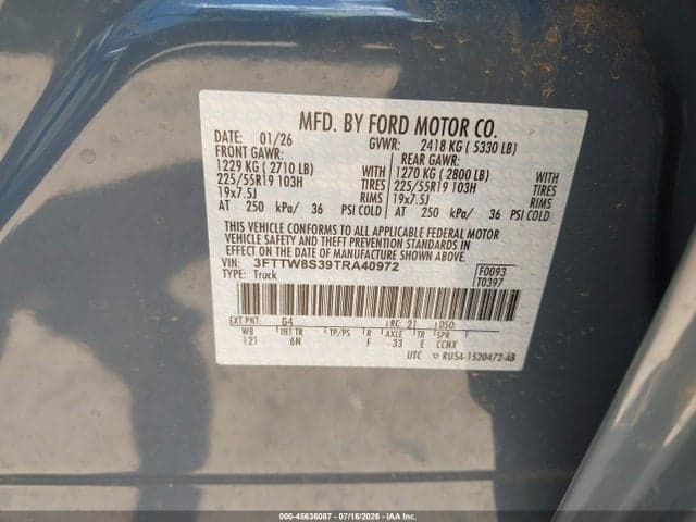 2026 FORD MAVERICK LARIAT 9