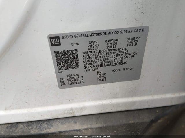 2025 CHEVROLET EQUINOX FWD LT 9