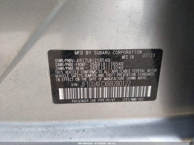 2024 SUBARU IMPREZA SPORT 5-DOOR 9