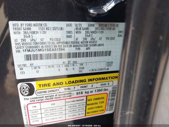 2025 FORD EXPEDITION PLATINUM 9